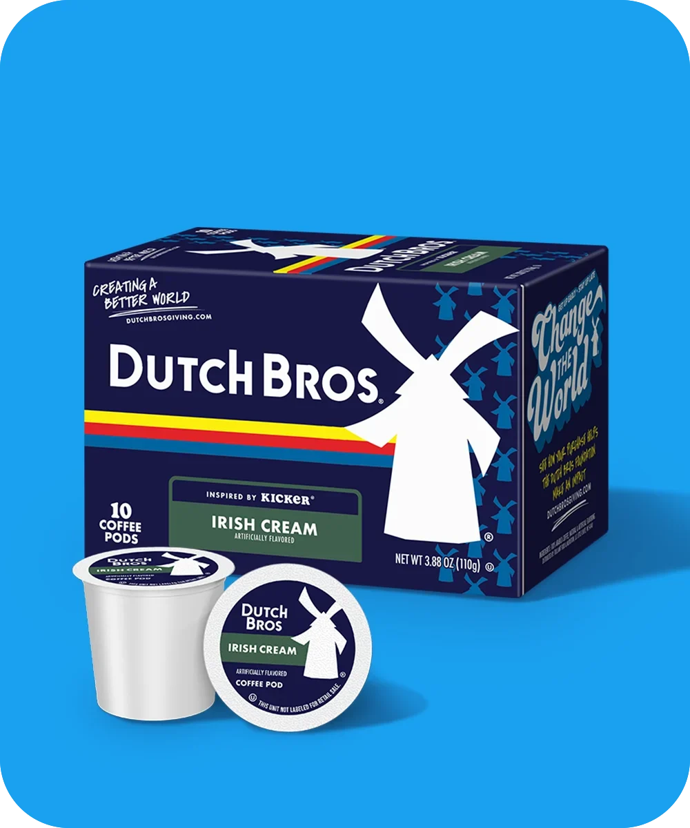 irish cream dutch bros coffee pods